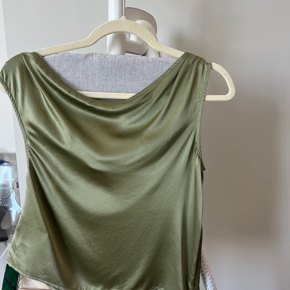 Reformation Annika Off Shoulder Silk Top - Picture 7 of 10